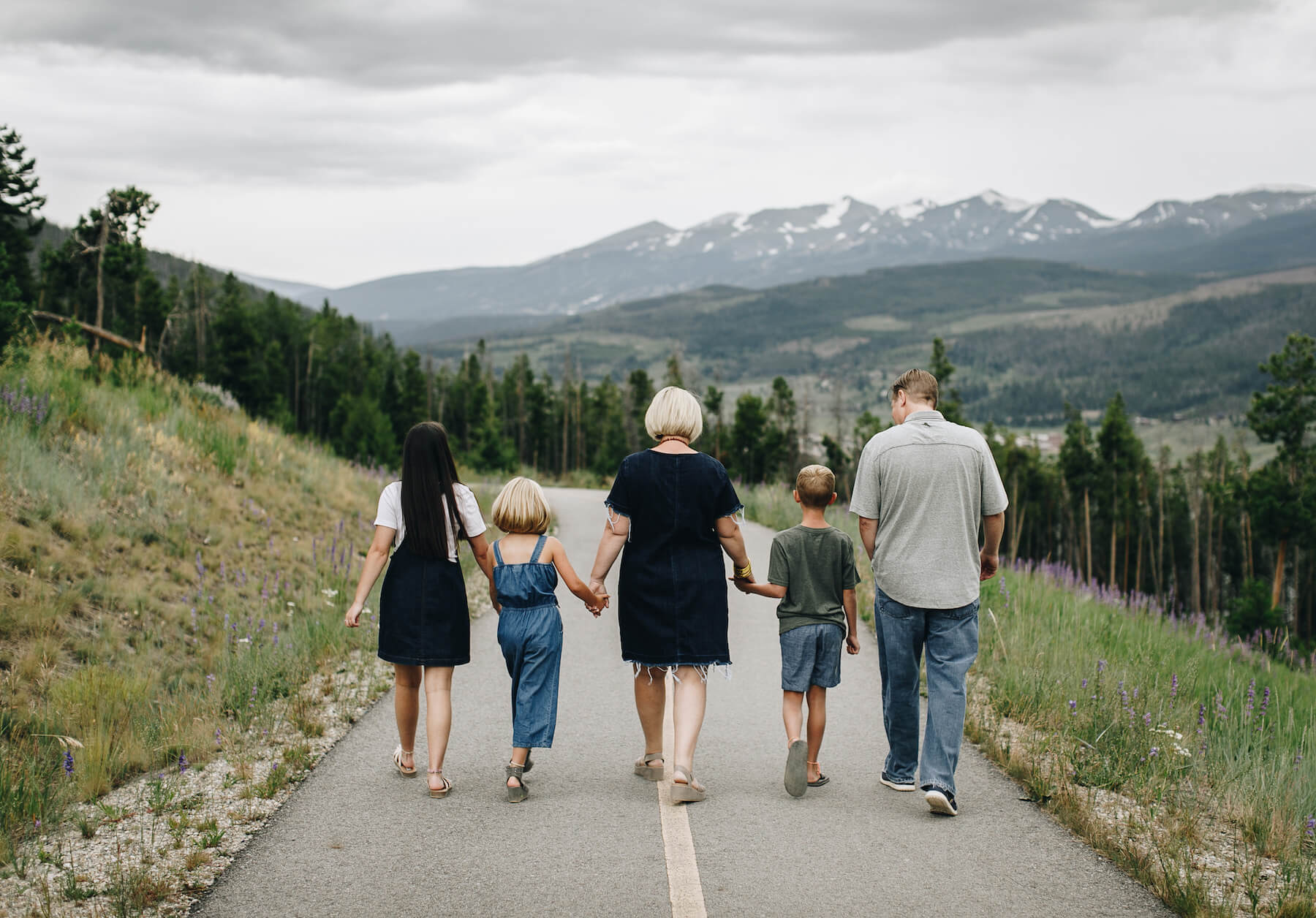 Family in Breckenridge Colorado USA United States