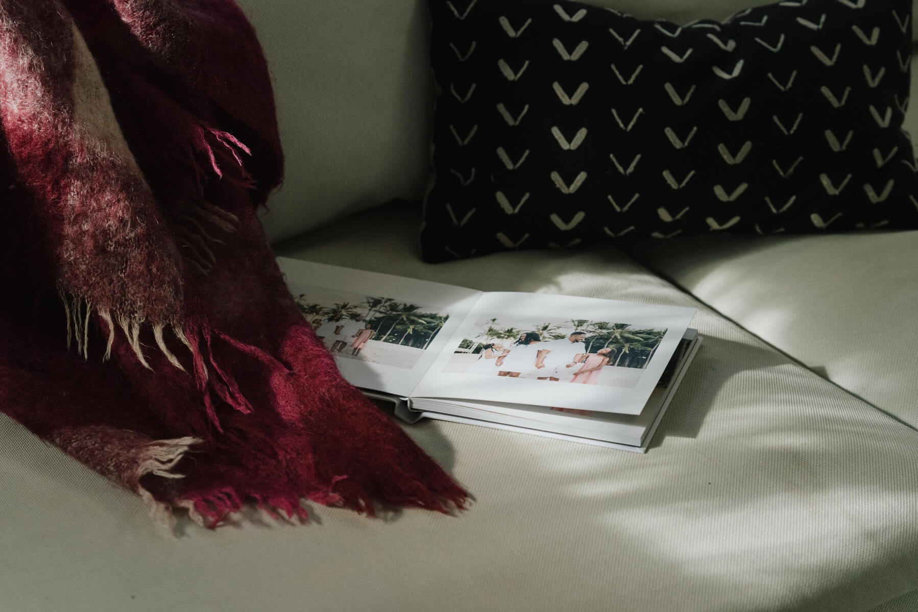 A Flytographer lay-flat photo book