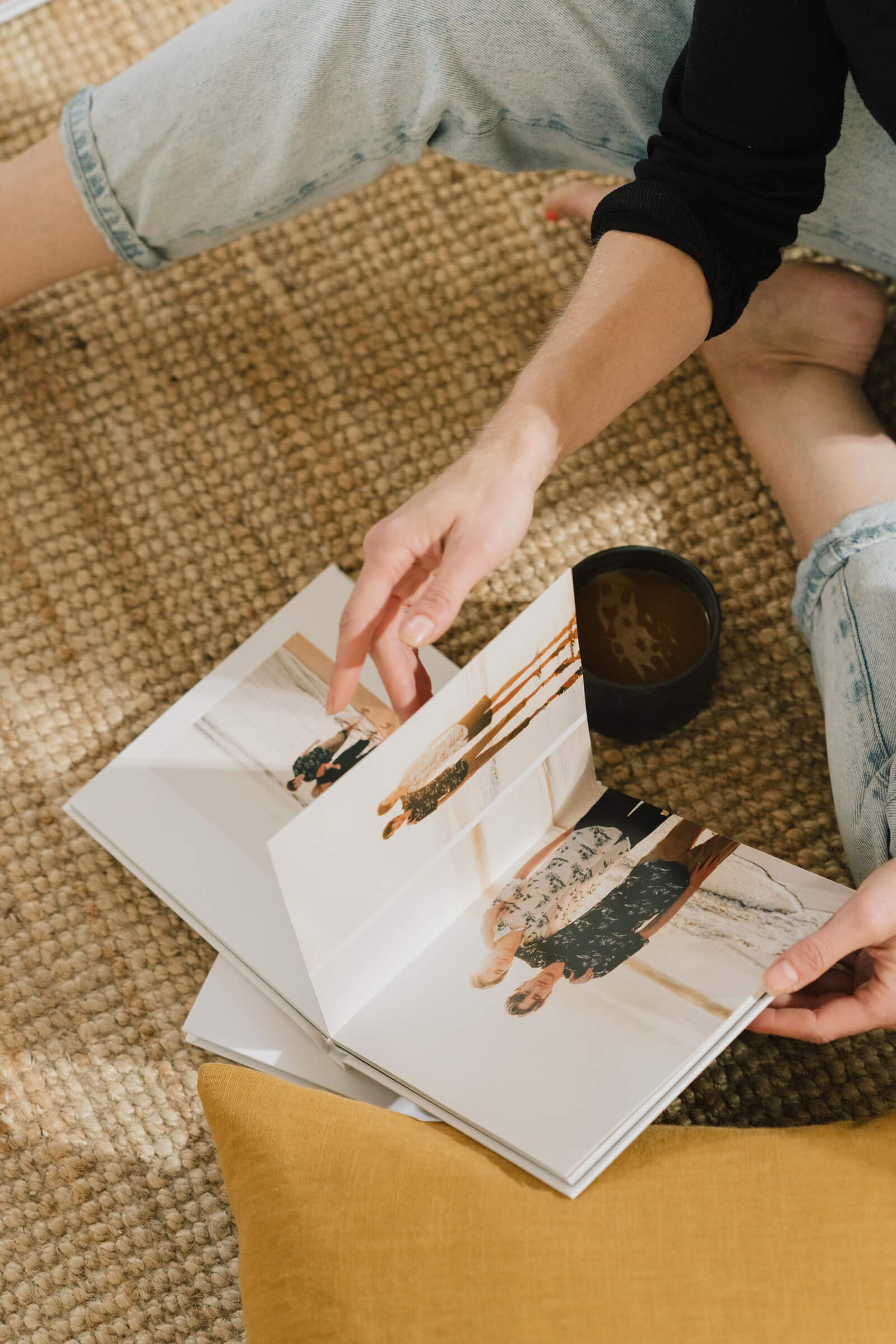 A Flytographer lay-flat photo book