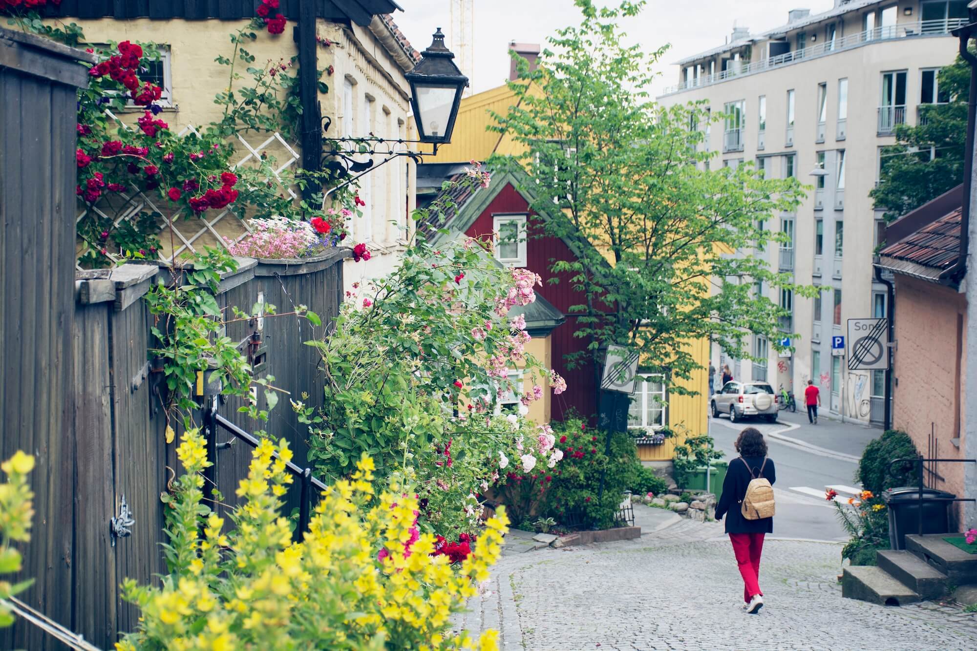 The city of Oslo, Norway captured by Flytographer