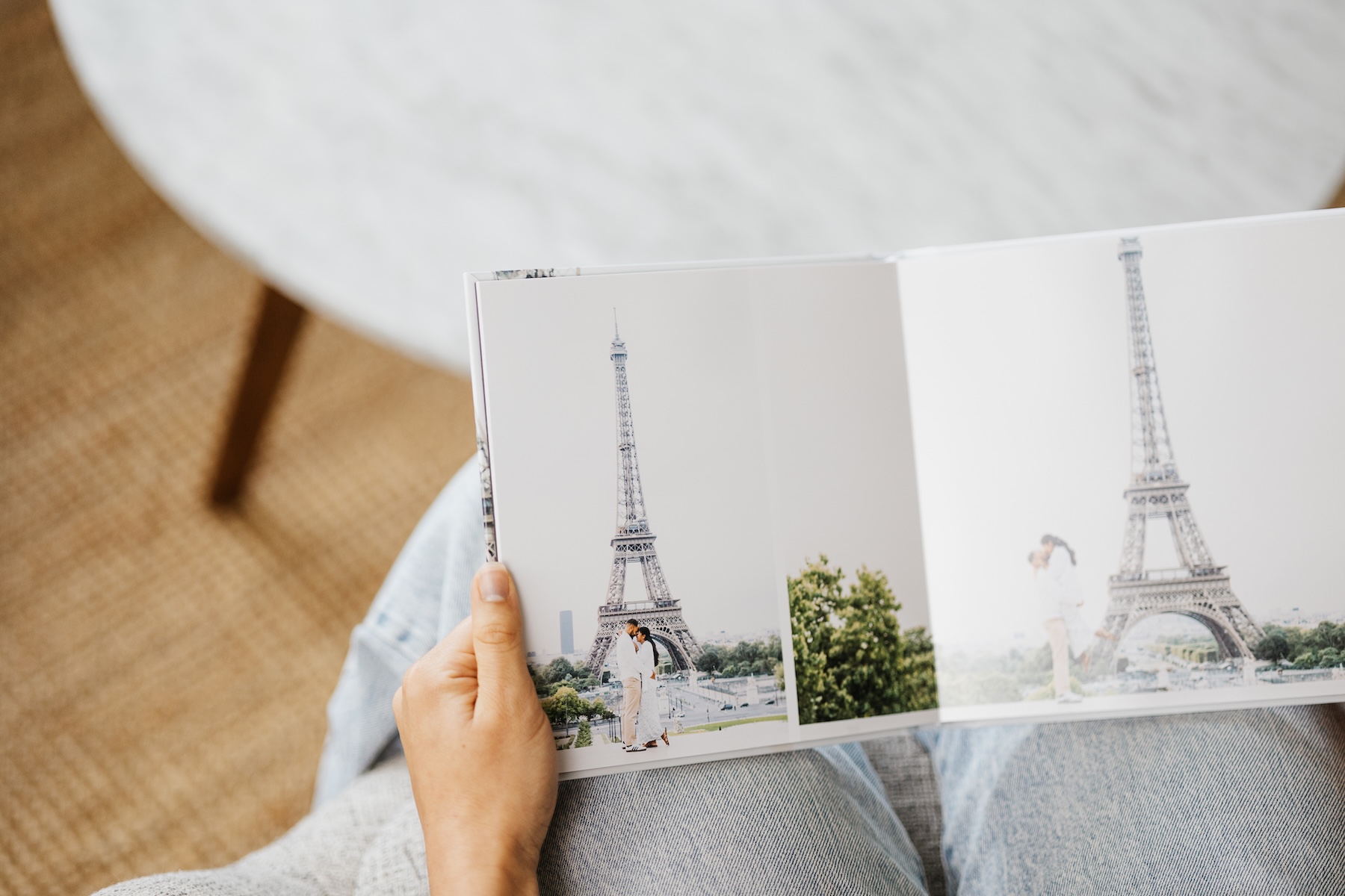 Flytographer layflat album photo book
